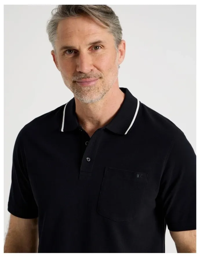 Regatta Pique Polo in Black