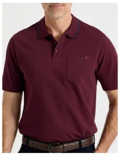Regatta Pique Polo in Burgundy