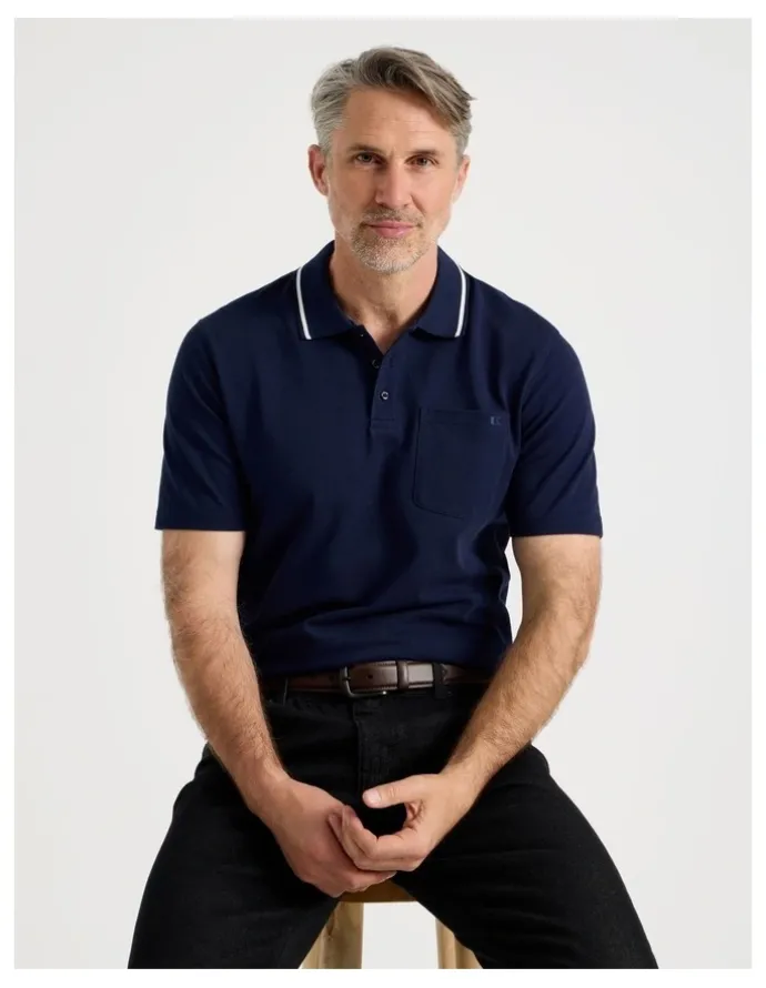 Regatta Pique Polo in Navy