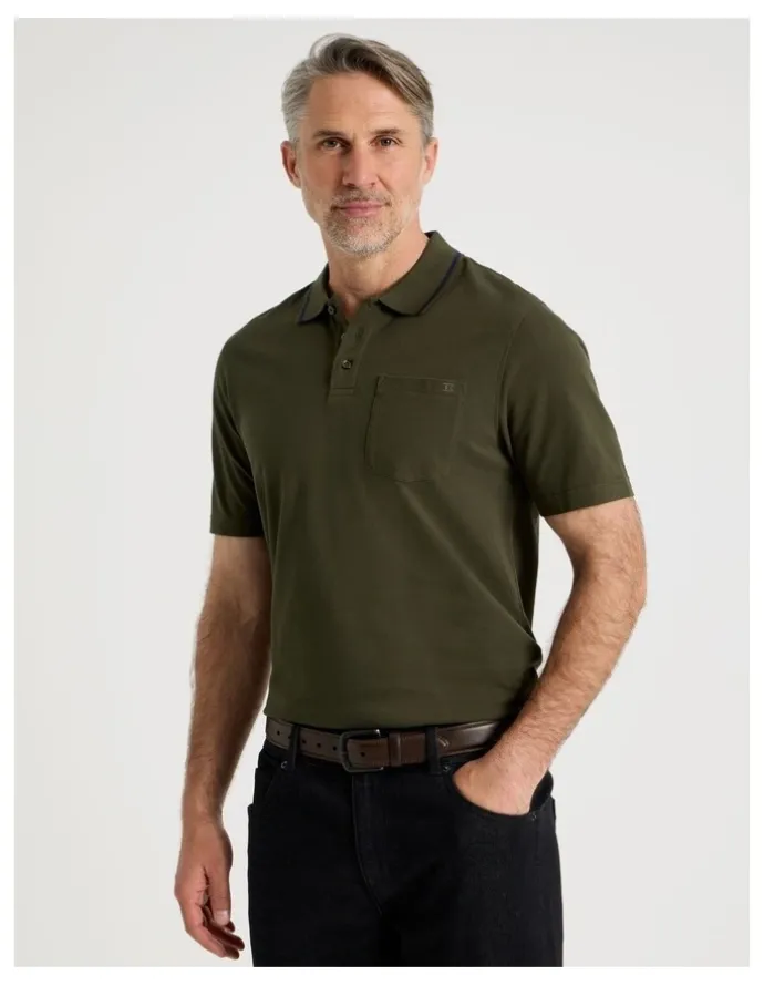 Regatta Piqu Polo in Khaki
