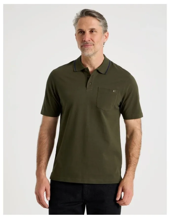 Regatta Piqu Polo in Khaki