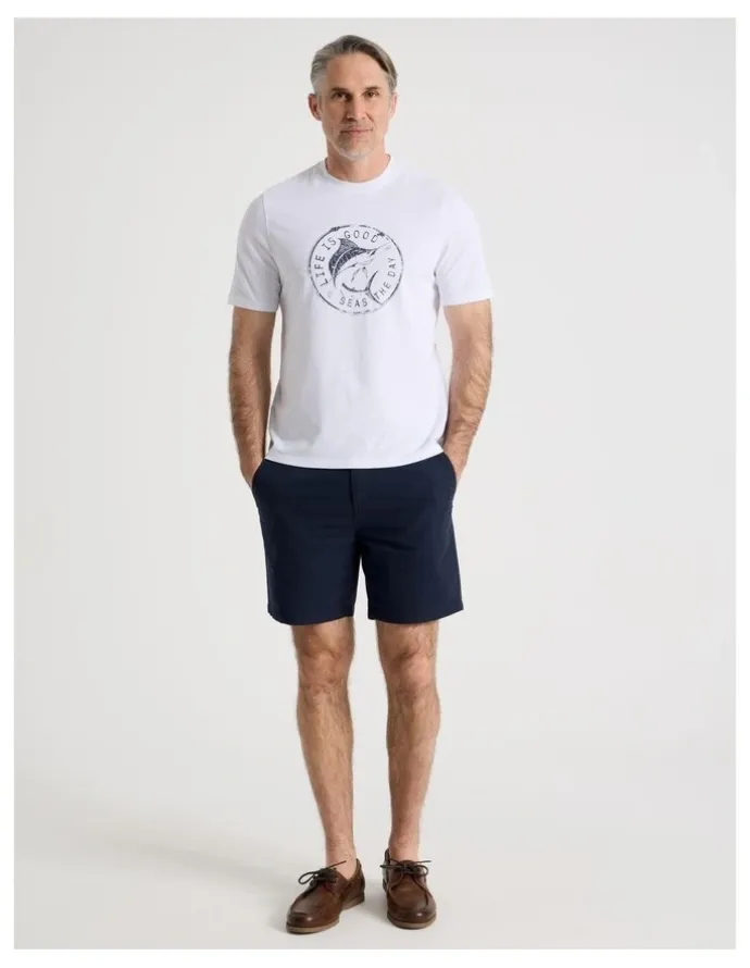 Regatta Placement Print T-Shirt in White