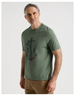 Regatta Placement Print T-Shirt in Sage