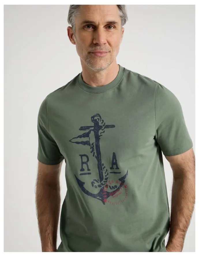 Regatta Placement Print T-Shirt in Sage