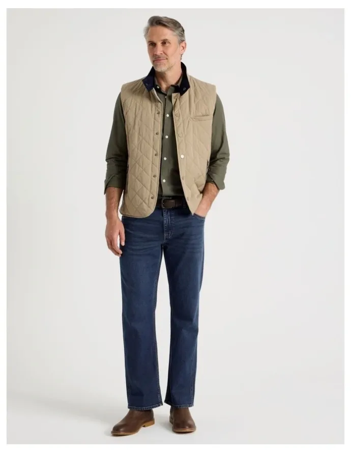 Regatta Quilted Gilet in Taupe