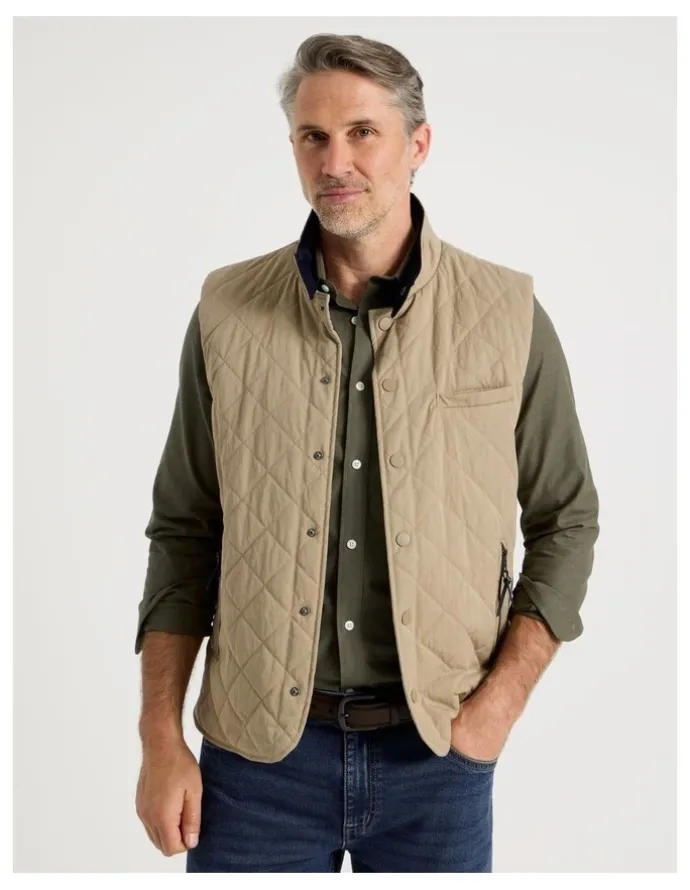 Regatta Quilted Gilet in Taupe