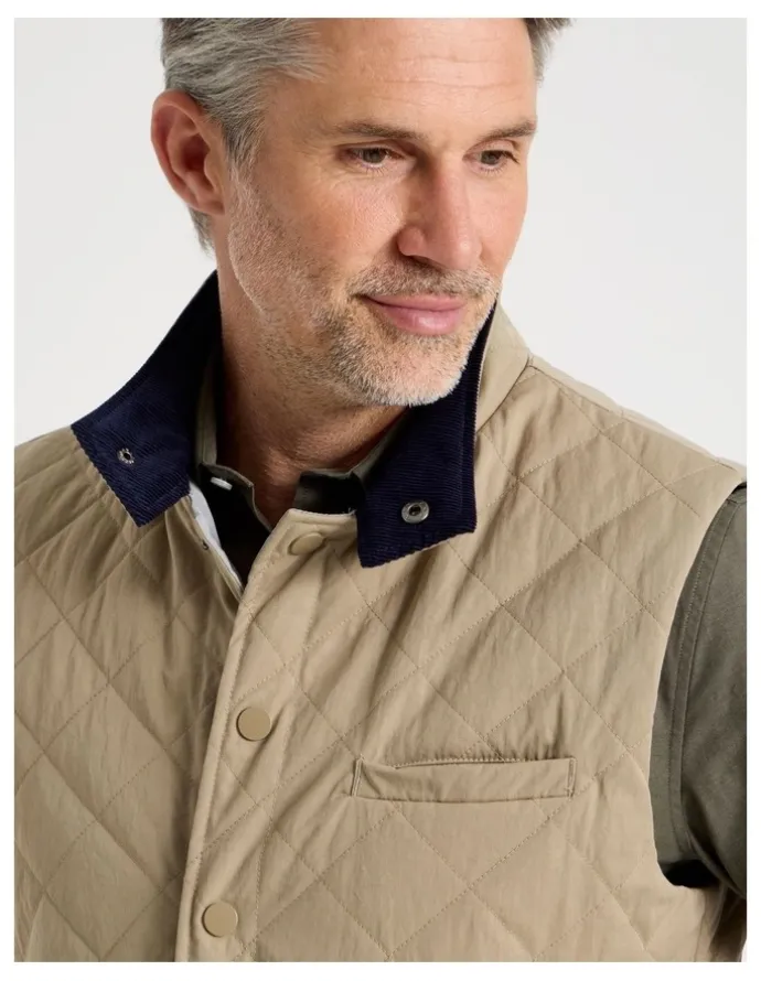 Regatta Quilted Gilet in Taupe