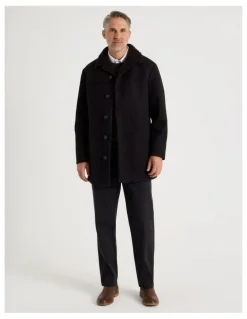 Regatta Sherling Collar Coat in Black