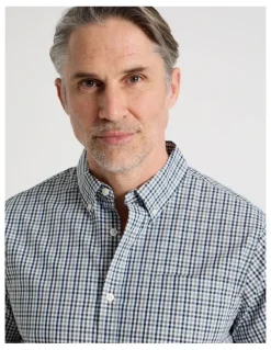 Regatta Short Sleeve Shirt in Sage Check