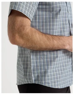 Regatta Short Sleeve Shirt in Sage Check