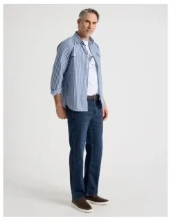 Regatta Straight Leg Jean in Navy