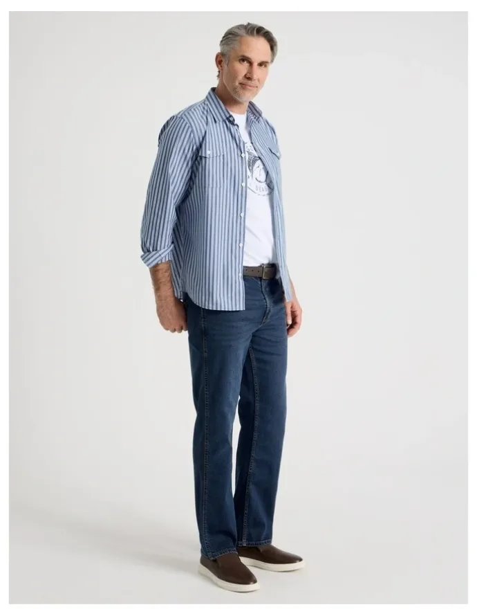 Regatta Straight Leg Jean in Navy