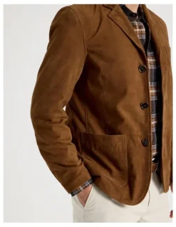 Regatta Suede Jacket in Brown