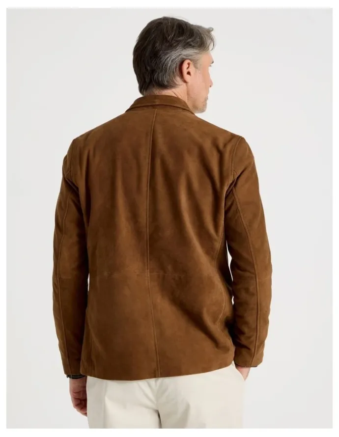 Regatta Suede Jacket in Brown