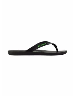 Rider Flip Flop in Black/Green