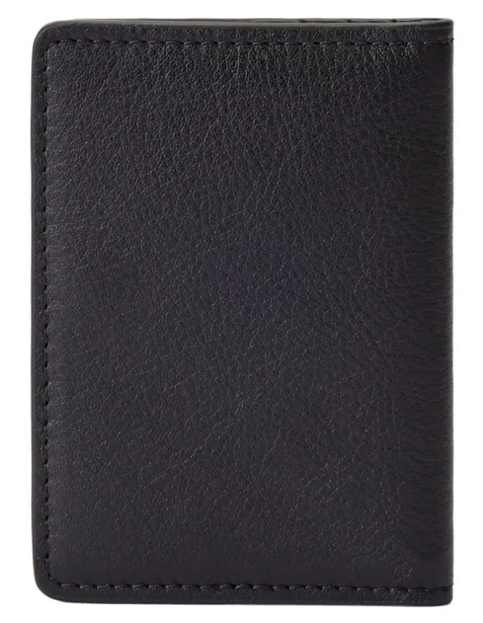 R.M.Williams Farrier Fold Cardholder Wallet in Black