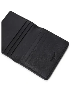 R.M.Williams Farrier Fold Cardholder Wallet in Black