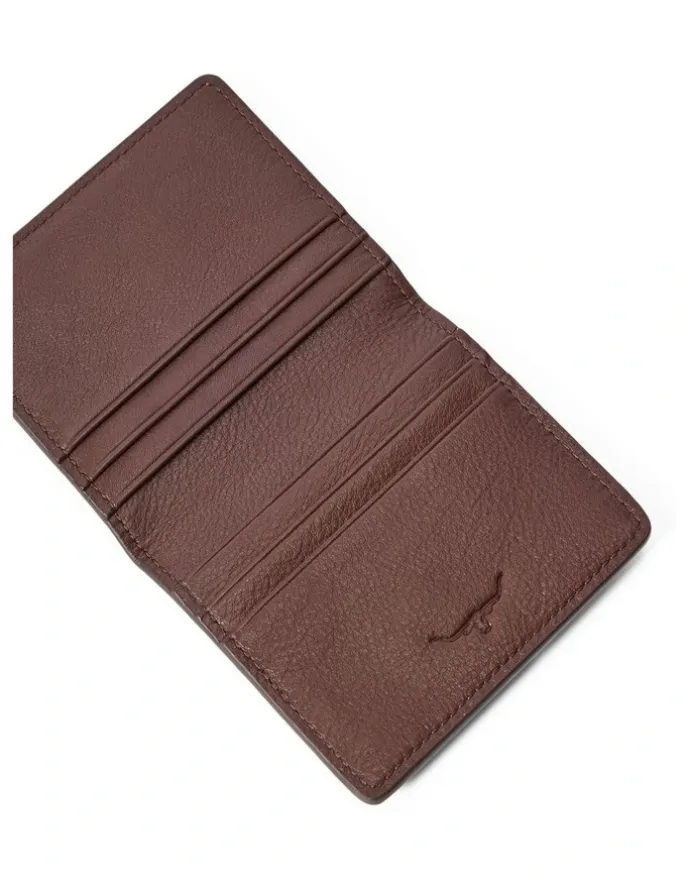 R.M.Williams Farrier Fold Cardholder Wallet in Whiskey