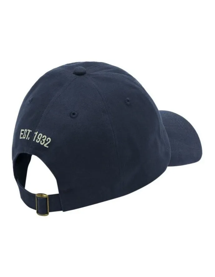 R.M.Williams Mini Longhorn Twill Cap in Blue Wash