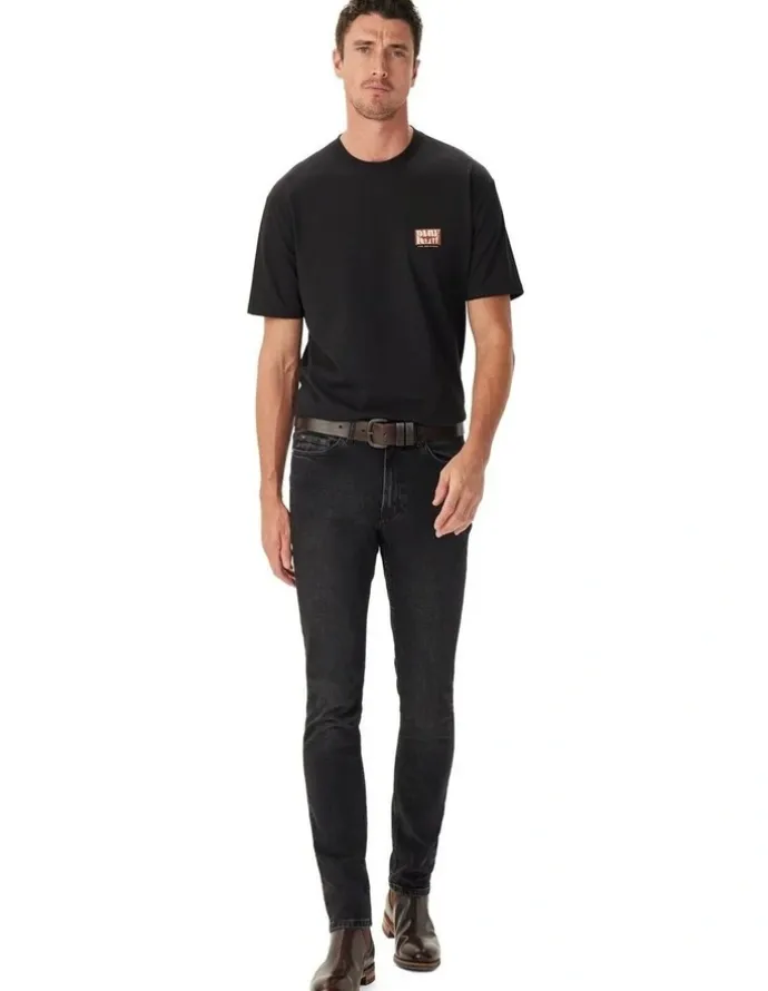 R.M.Williams Branded T-shirt in Black