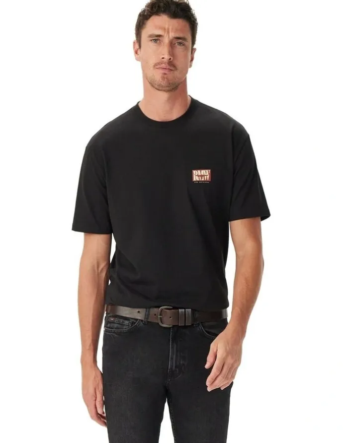 R.M.Williams Branded T-shirt in Black