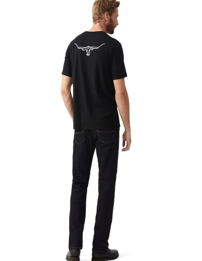 R.M.Williams Byron T/Shirt Black/White