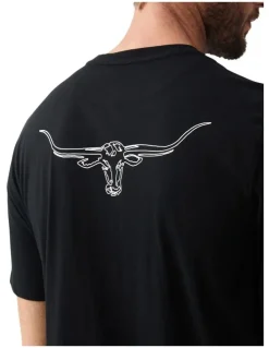 R.M.Williams Byron T/Shirt Black/White
