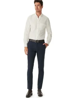 R.M.Williams Coolac Stretch Cotton Chino Pant in Navy