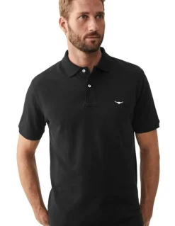 R.M.Williams Rod Polo Shirt in Black