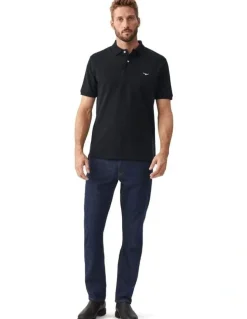 R.M.Williams Rod Polo Shirt in Navy