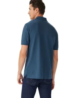 R.M.Williams Rod Polo T-shirt in Ensign Blue