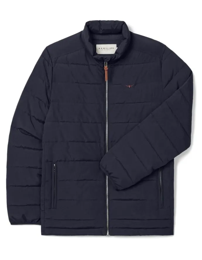 R.M.Williams Rydal Padded Jacket in Navy