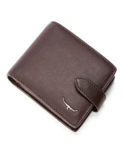 R.M.Williams Wallet with pocket and tab in Brown