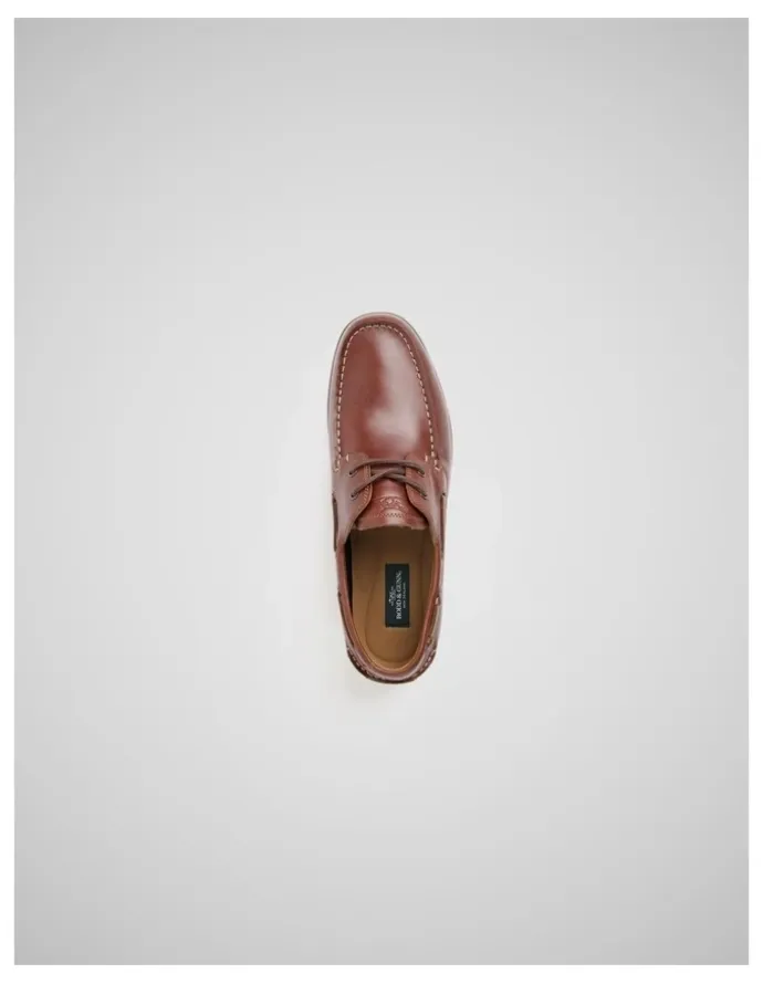 Rodd & Gunn Boardwalk Boat Shoe in Chestnut