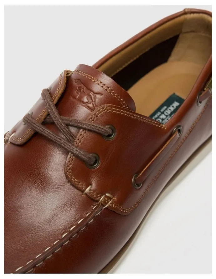 Rodd & Gunn Boardwalk Boat Shoe in Chestnut