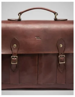 Rodd & Gunn Briefcase in Chocolate
