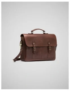 Rodd & Gunn Briefcase in Chocolate