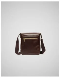 Rodd & Gunn Cambridge Mini Messenger in Chocolate
