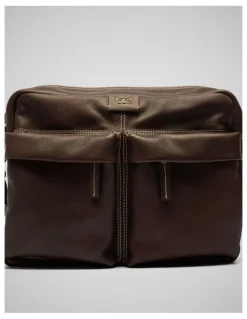 Rodd & Gunn Drury Messenger in Chocolate
