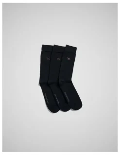 Rodd & Gunn Dry Plains Three Pack Socks in Marine