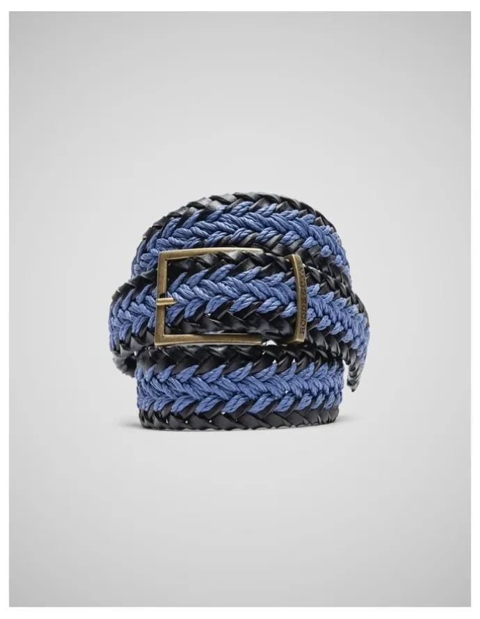 Rodd & Gunn Eastbourne Weave Belt in Navy