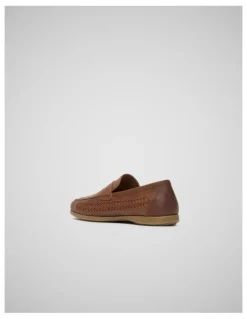Rodd & Gunn Gisborne Huarache Slip On in Coffee