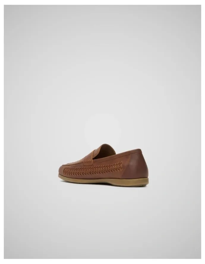 Rodd & Gunn Gisborne Huarache Slip On in Coffee