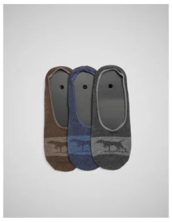 Rodd & Gunn Gunner Lo Show Sock 3 Pack in Dark Wash