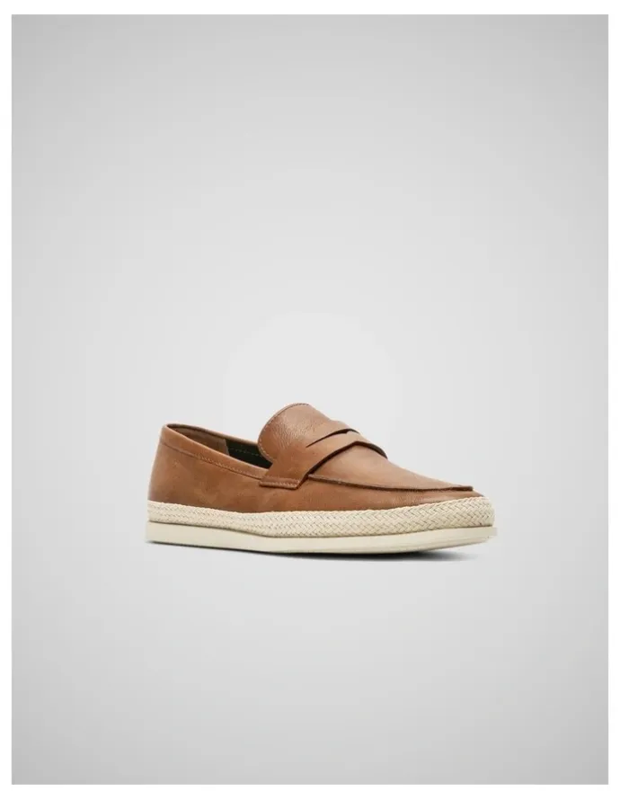 Rodd & Gunn Huaraki Jute Loafer in Cognac