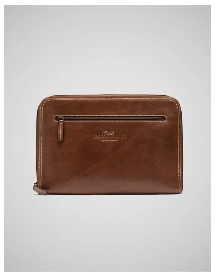Rodd & Gunn Picton File Medium Bag in Cognac