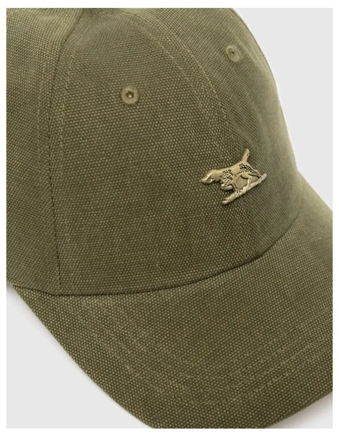 Rodd & Gunn Pinnacles Cap in Dark Olive Oxford