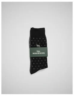 Rodd & Gunn Seafcliff Sock 3 Pack in Nero Multi