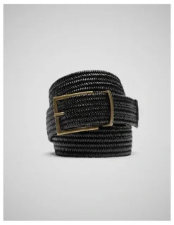 Rodd & Gunn Stirling Stretch Belt in Nero