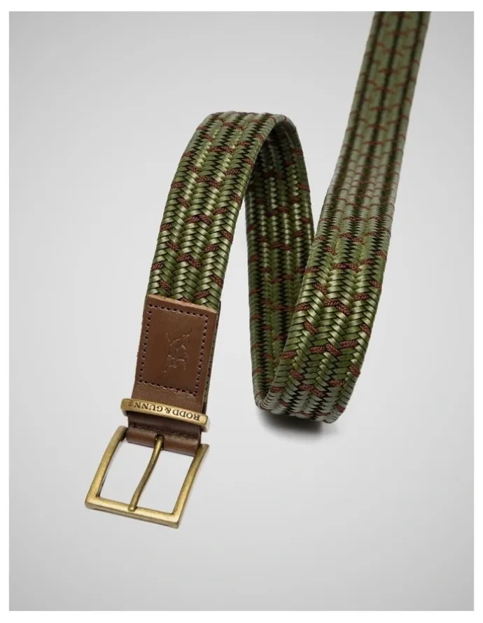Rodd & Gunn Stratford Stretch Belt in Olive